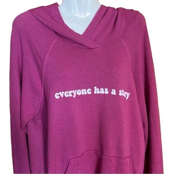 Good Hyouman womens Elvy Hoodie pink Size S EVERYONE HAS A STORY‎ Barbiecore NWT - Picture 3 of 9